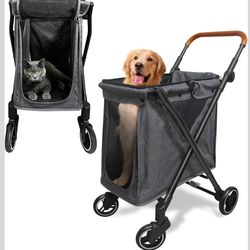 Folding Shopping Cart Utility Cart with Wheels for Pets   BRAND NEW