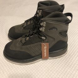 Brand New Simms G4 Pro Felt With Cleats Size 10 Men’s Wading Boots Paid $345