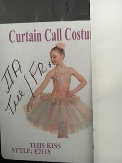Curtain call costume