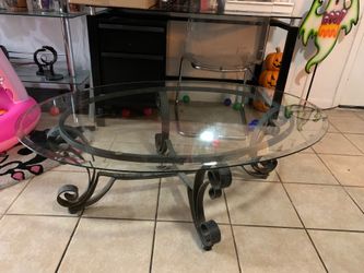 glass coffee table