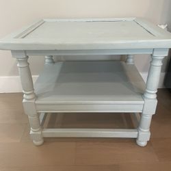 Blue Side Table