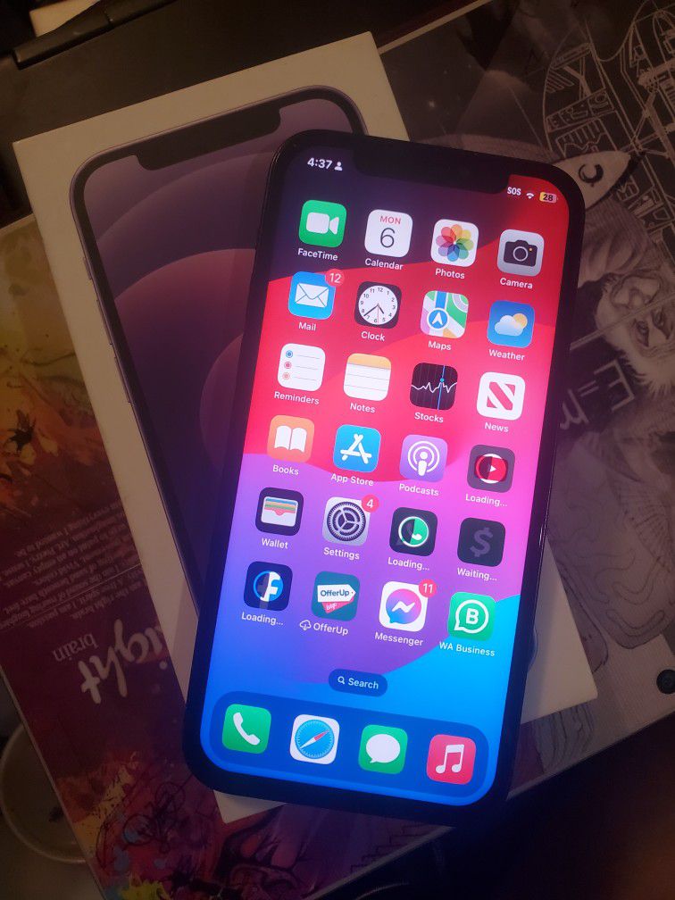 Apple Purple iPhone 12 128Gb Unlocked