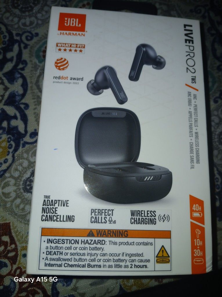 JBL Live Pro 2 TWS - True wireless Noise Cancelling earbuds - Black
