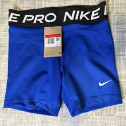 Kids Nike Pros Large Blue