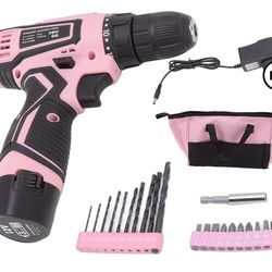 12V Electric Cordless Power Drill Mini Handheld Power Drill Tool Rechargeable Cordless Compact Screwdrivers Wireless Driver Hand Tools for Home