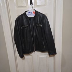 Michael Kors Black Leather Jacket