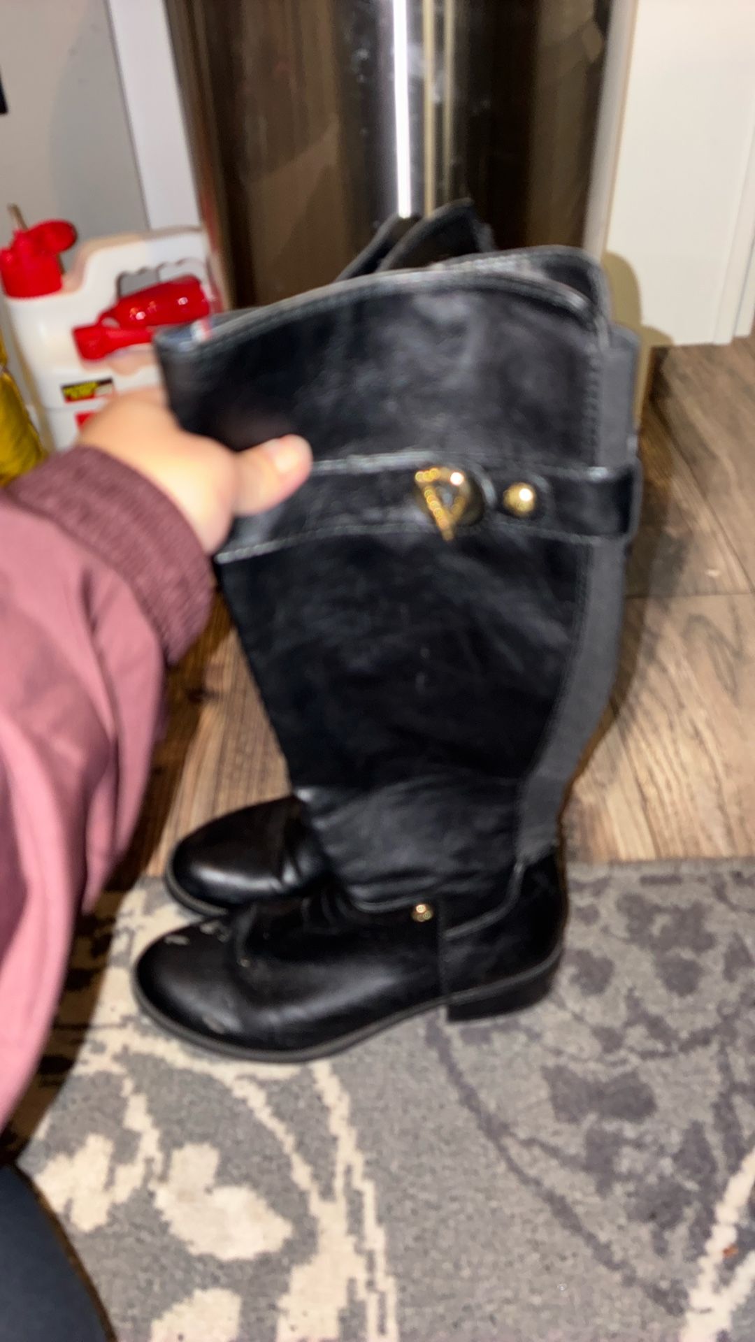 Tommy Hillfigure Leather Boots
