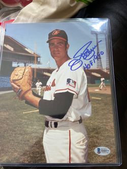 Jim Palmer 8x10 with auto & script. Negotiable