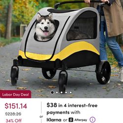 Large Pet Stroller Or 2 dogs 