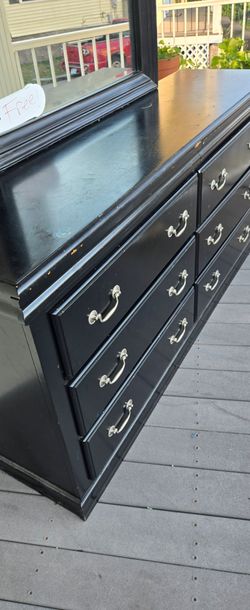 Dresser with mirror