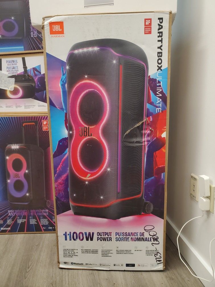 JBL Partybox Ultimate Wireless Party Speaker (Brand New)