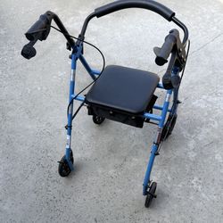 Rollator Walker Blue 