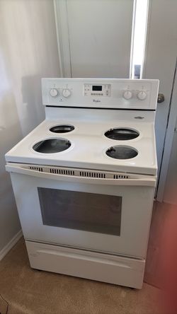 Whirlpool Electric Range Coil Stove White
