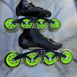 Luigino Strut Speed Skates - Size 9