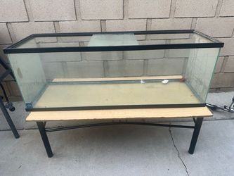 Visio Aquarium Glass Fish / Reptile Tank No Top Cover 48 x 15 x 17 Tall