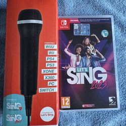Let’s Sing 2023 (w USB microphone) - Nintendo Switch game