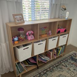 Storage Shelf / Cube Organizer with Baskets