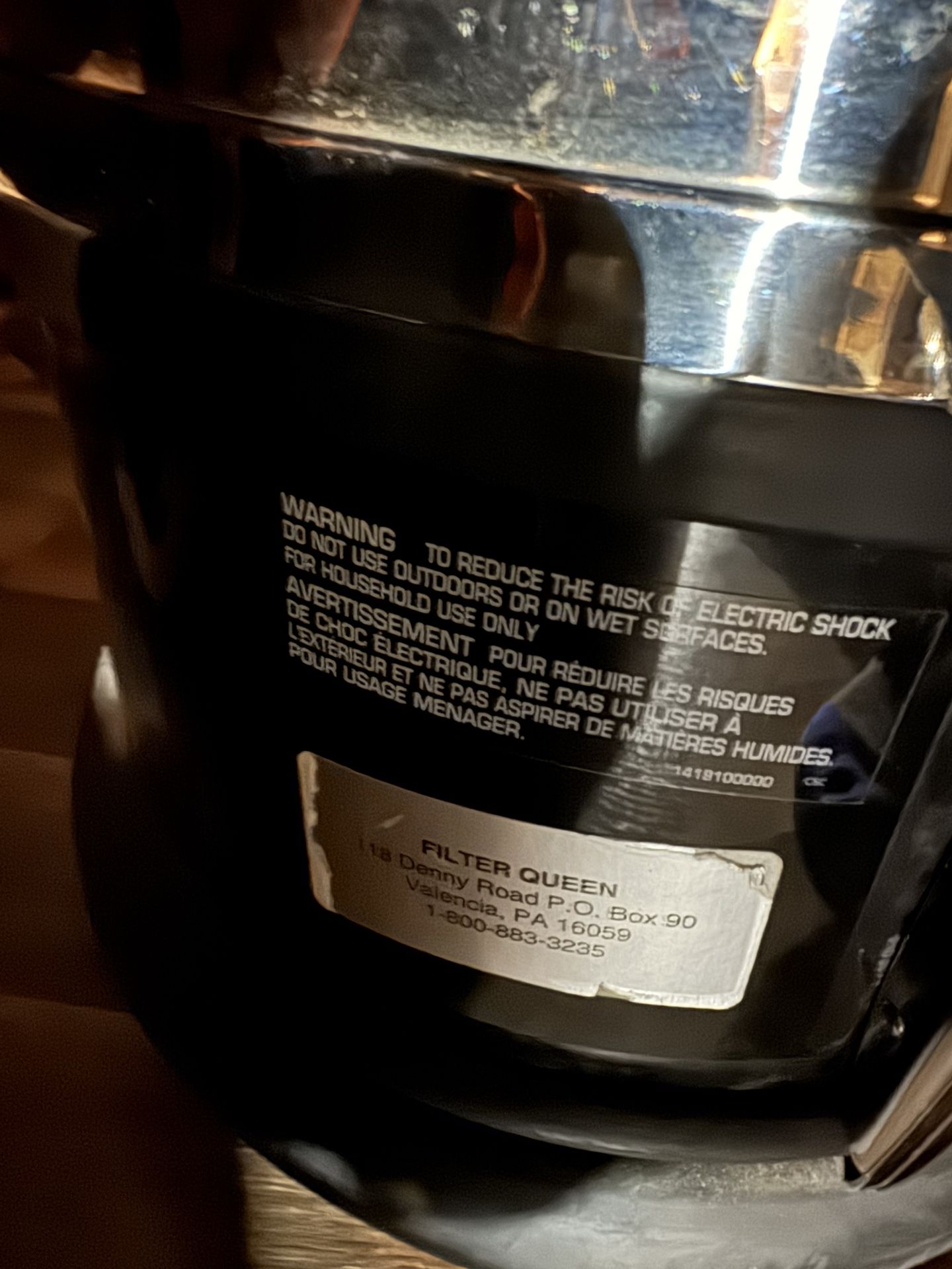 Filter Queen Sweeper