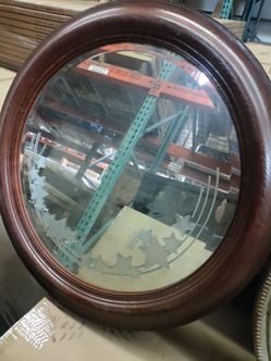 Mirror Frame With Engraved Mirror 