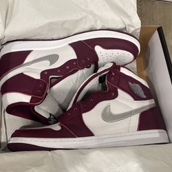 $200, Jordan 1 High Bordeaux, Size Mens 10.5