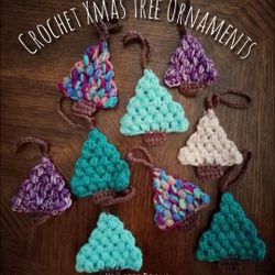 Crochet Christmas Tree Ornaments 