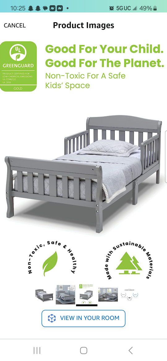 Toddler Bed Frame New In Box $50