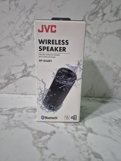 JVC Water Resistant Speaker SP-SX2BT Wireless Portable Bluetooth Surround Sound
