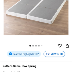 King Boxspring  low profile