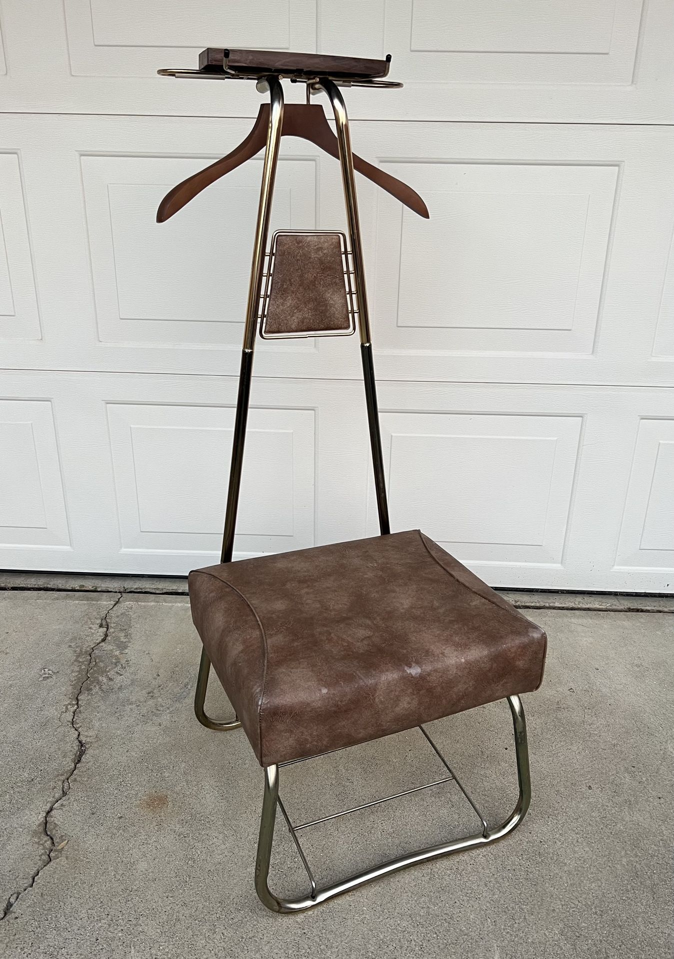 Mid Century Spiegel Valet/Butler/Gentlemans Dressing Wardrobe Chair