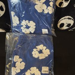 Denim Tears “Royal Blue“ Hoodie & Pants Set Size M