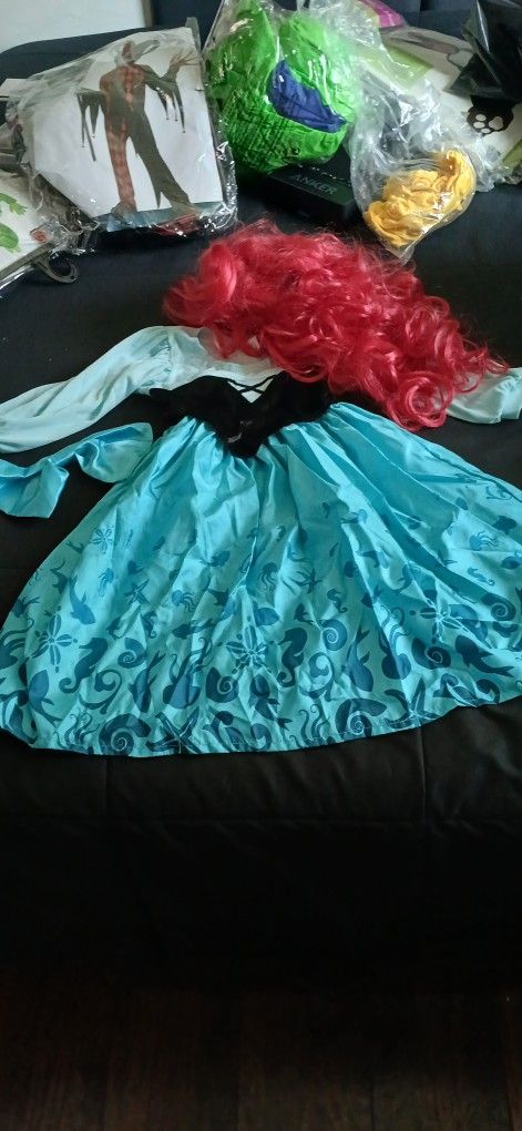 Little Mermaid Blue Dress 3-5