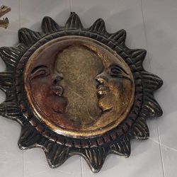 Sun & Moon Wall Art – Rustic Vintage Style