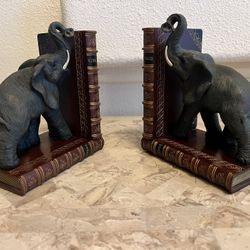 Elephant Bookends