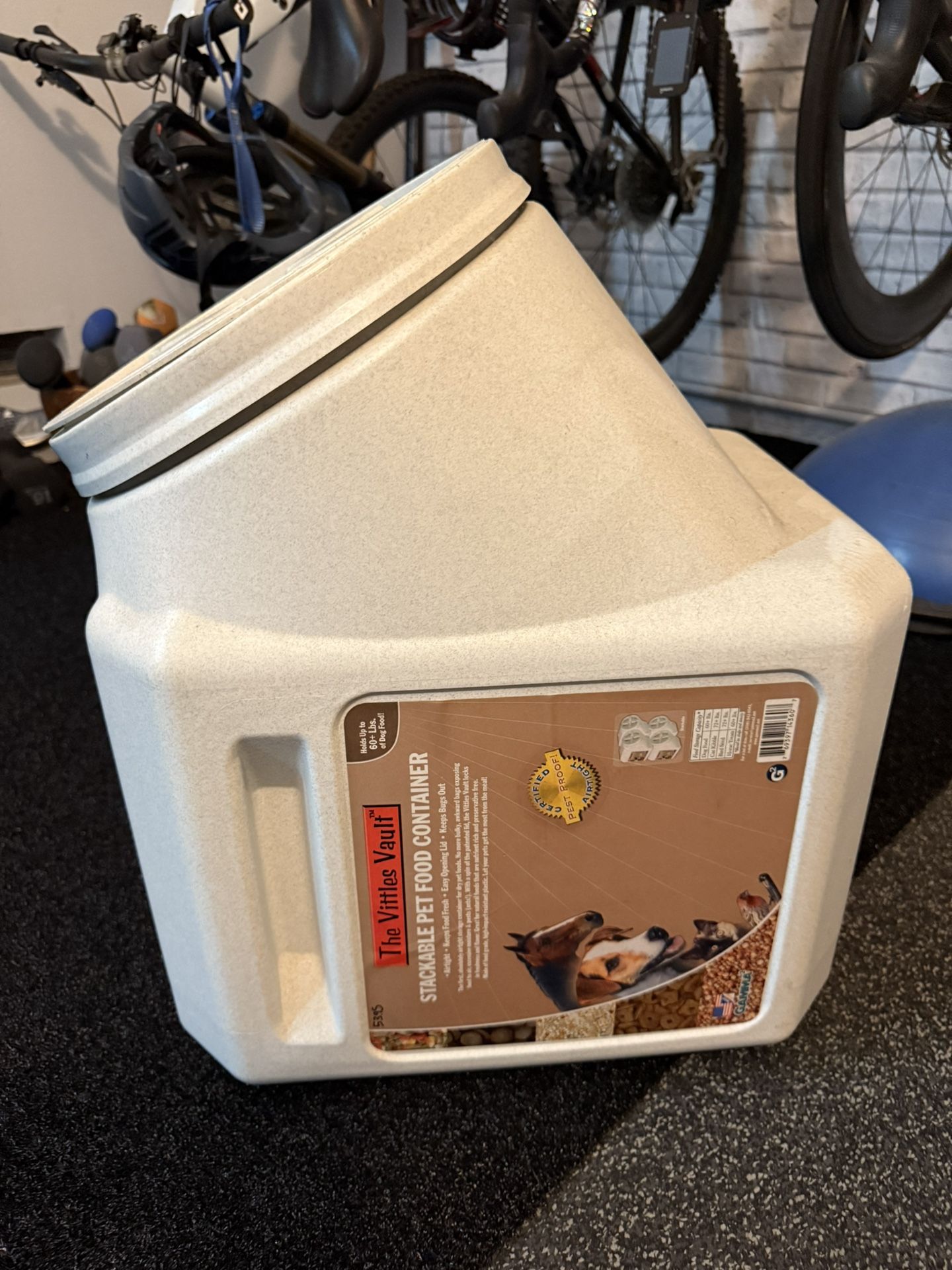 60 Lb. Dog Food Container - Used But Super Condition