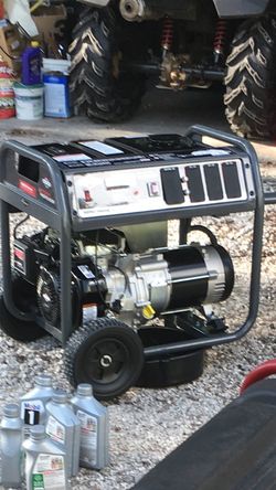 Generator 6250/8700 watts 39 hrs