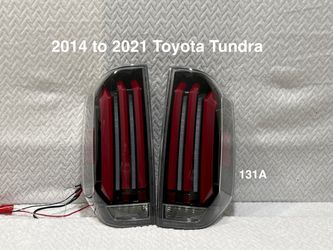 2014 to 2021 Toyota Tundra Full LED Tail Lights with Sequential Turn Signal