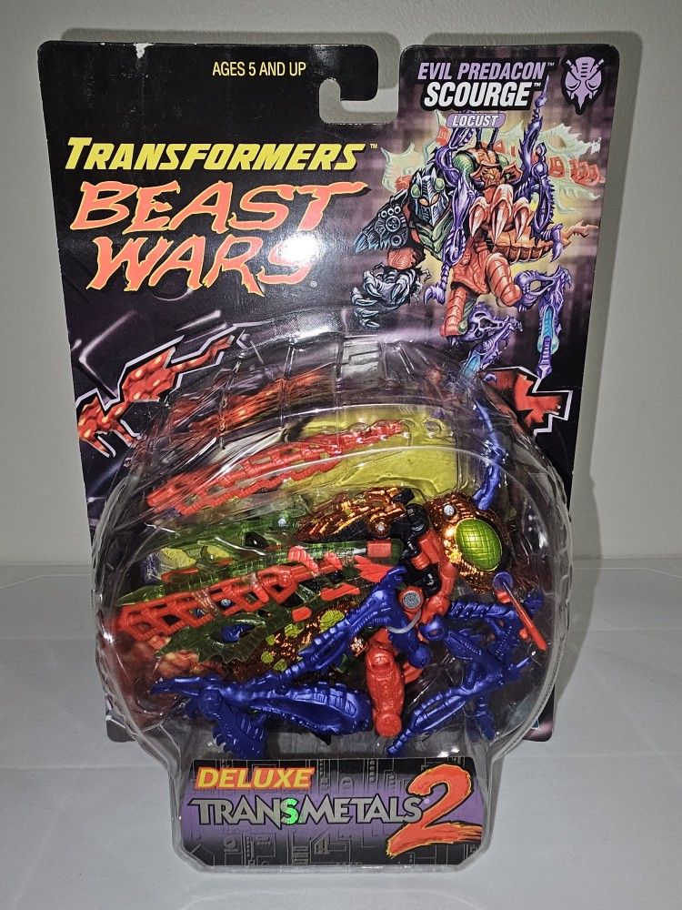 Scourge TRANSFORMERS Transmetals BEAST WARS action figures HASBRO Vintage 1999