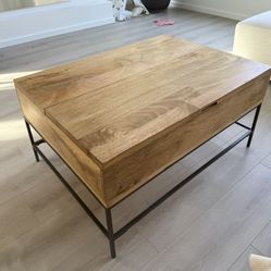 Crate And Barrel Lift Top Coffee Table