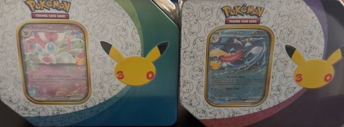 Pokémon 30th anniversary tin and promo
