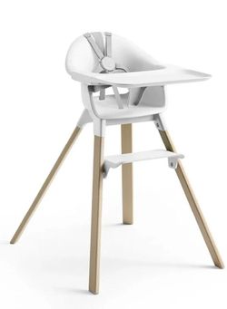 Never used like new Stokke Clikk High Chair Highchair white