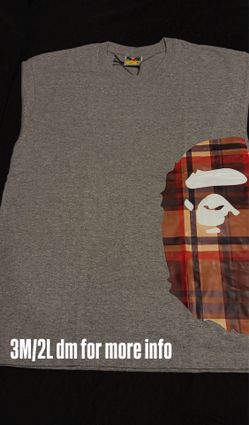 red side print bape