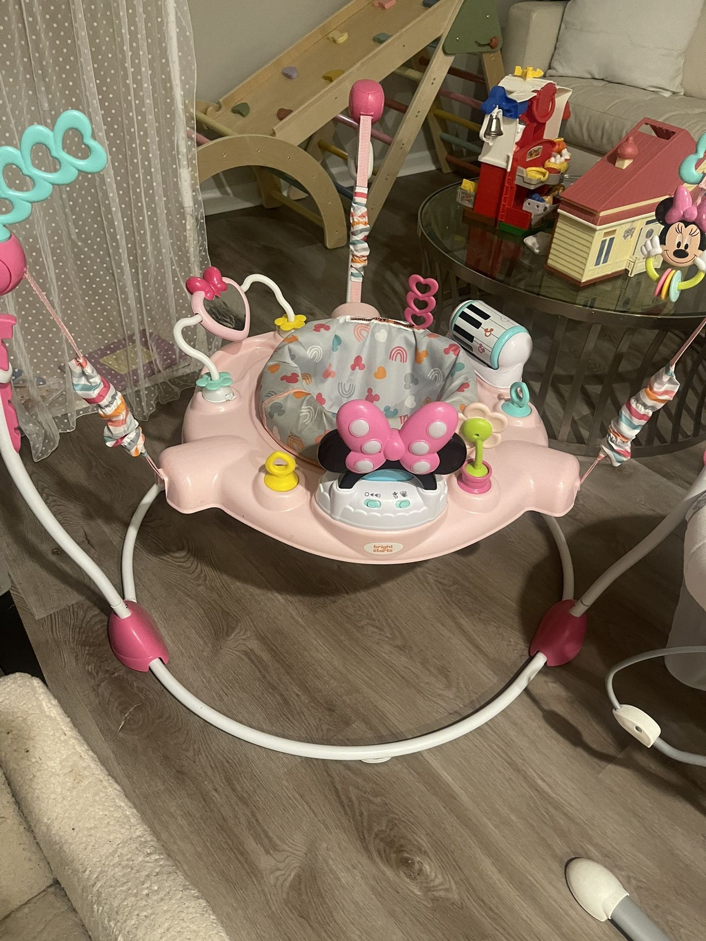 Bright Stars Disney Baby Minnie Mouse Activity Jumper