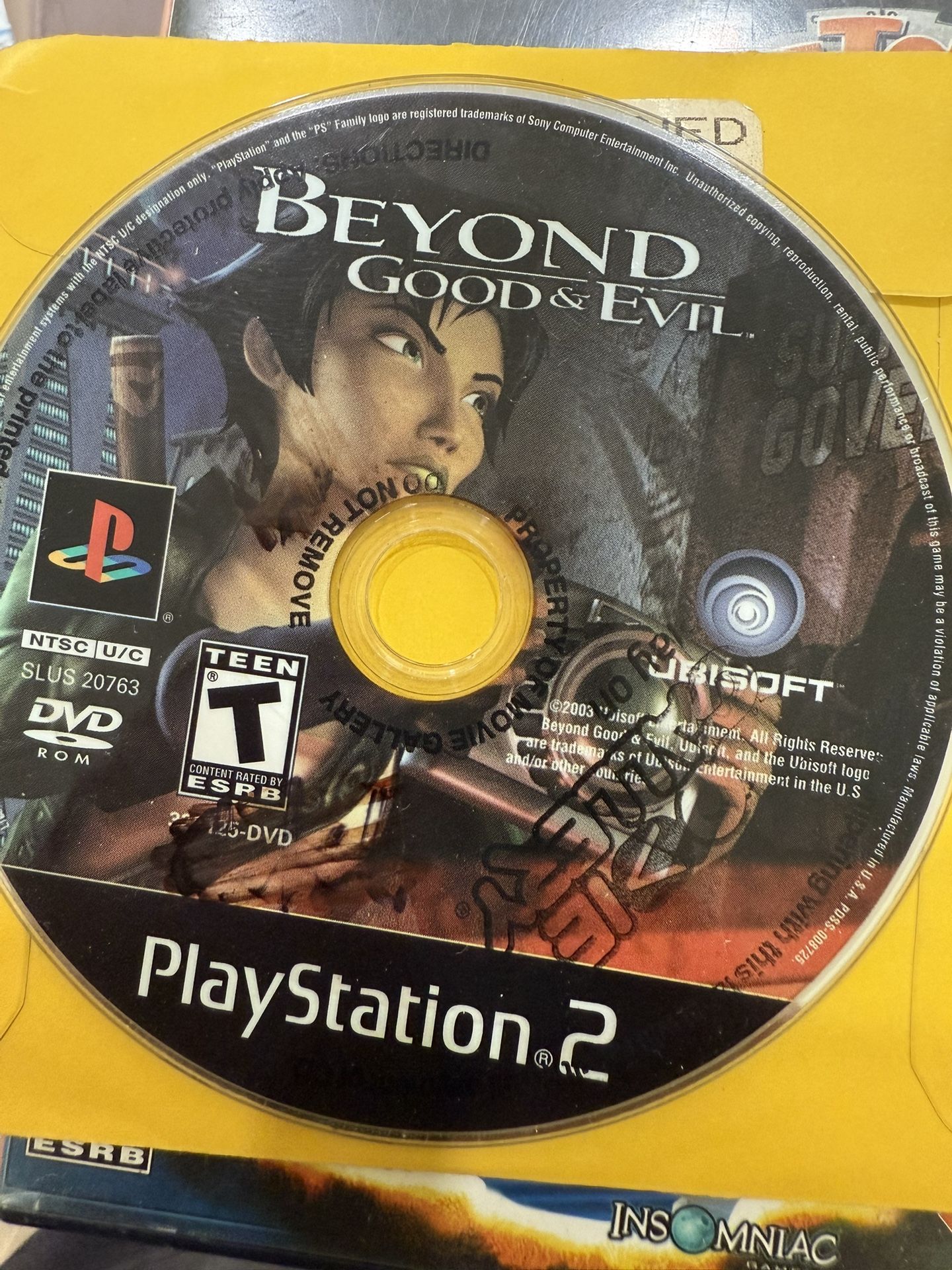 Beyond Good And Evil For Ps2 (disc Only)