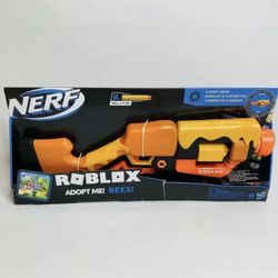 Nerf Roblox Adopt Me! Bees! Lever Action Dart Blaster Gun *Includes Code* 8 Dart