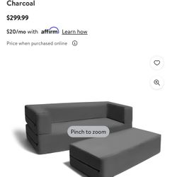 Jaxx Zipline Convertible Sleeper Sofa & Ottoman