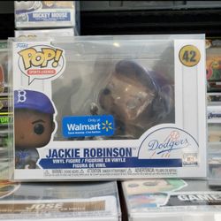 Los Angeles Dodgers Jackie Robinson Baseball Hall Of Fame #42 Walmart Exclusive