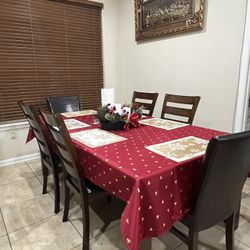 Dinning Table And 6 Chairs
