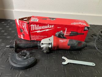 Milwaukee 7 Amp Corded 4-1/2 in. Small Angle Grinder with Sliding Lock-On Switch