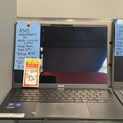 Asus Vivobook 14 inch tall, core ultra 5 laptop for sale