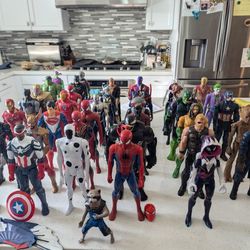 Marvel DC 12" Inch Action Figure Set! 